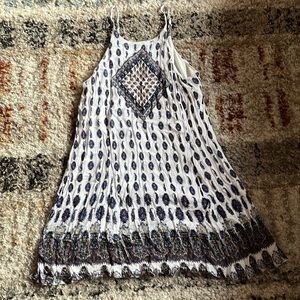 cute tank dress, size large with tribal print!